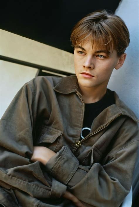 pictures of leonardo dicaprio young